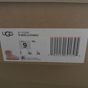 Pink sparkle uggs